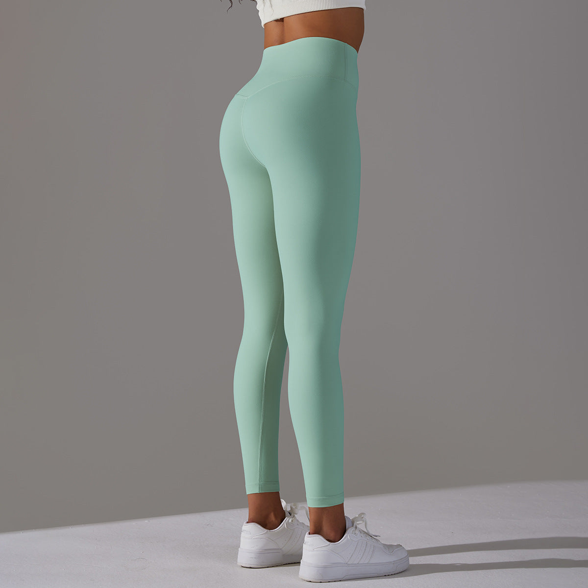 Yoga Pants -Aqua Green