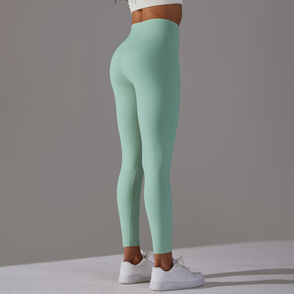 Yoga Pants -Aqua Green